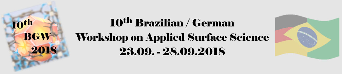 10th Brasilian German Workshop on Applied Surface Science